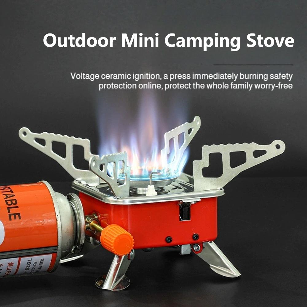 Camping Cooking Heater - Portable Foldable Windproof Camping Gas Stove