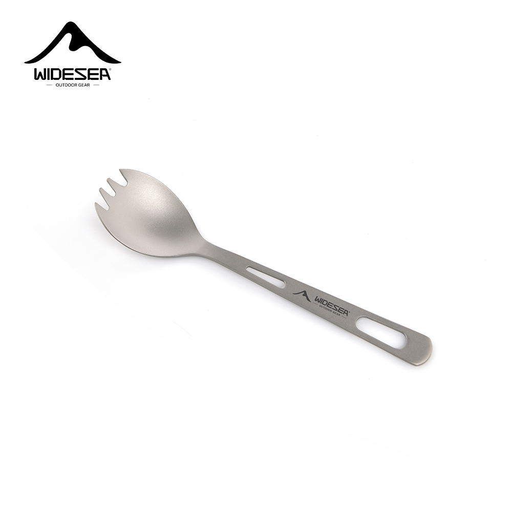 Camping Cooking And Eating - Widesea Camping Cooking Set Spork Titanium