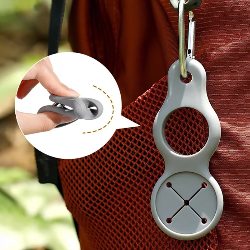 Camping Cooking Hanger - Silicone Sports Kettle Buckle Outdoor Carabiner