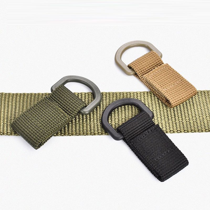 Camping Cooking Hanger - Tactical Webbing D-Ring Hook Hanger for