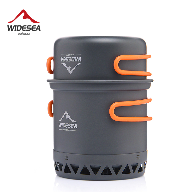 Camping Cooking And Dining Set - Widesea Camping Pot 1.3L 2.3L Cookware