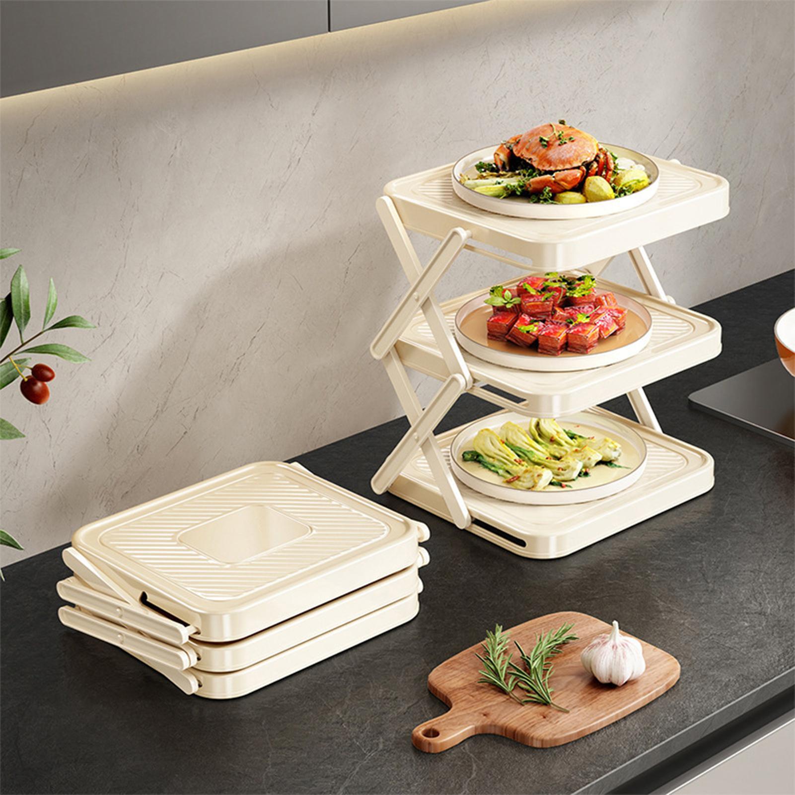 Camping Cooking Meals - Multi Layer Prep Tray Storage Rack