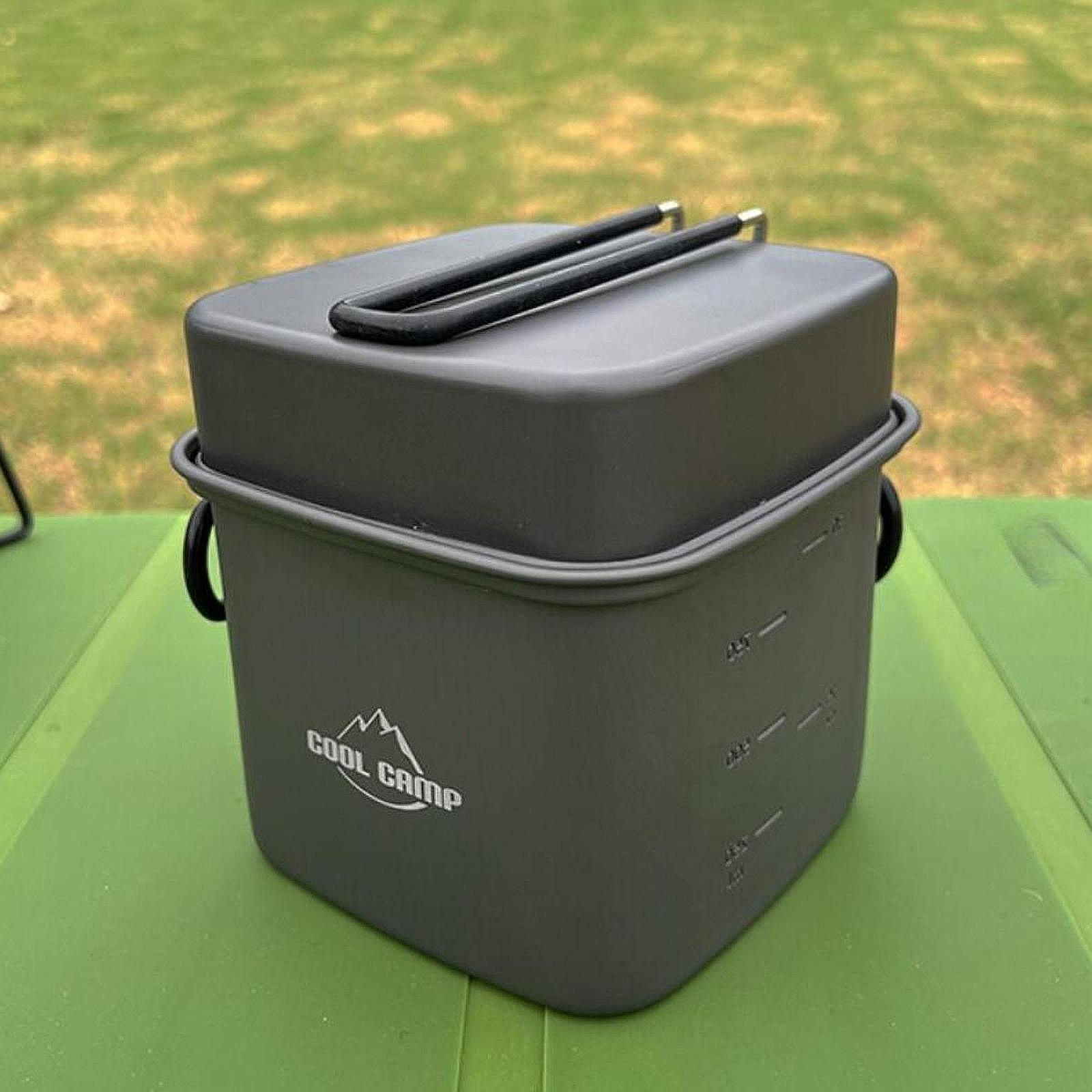 Camping Cooking Set Lightweight - Camping Cookware Set Frying Pan Travel