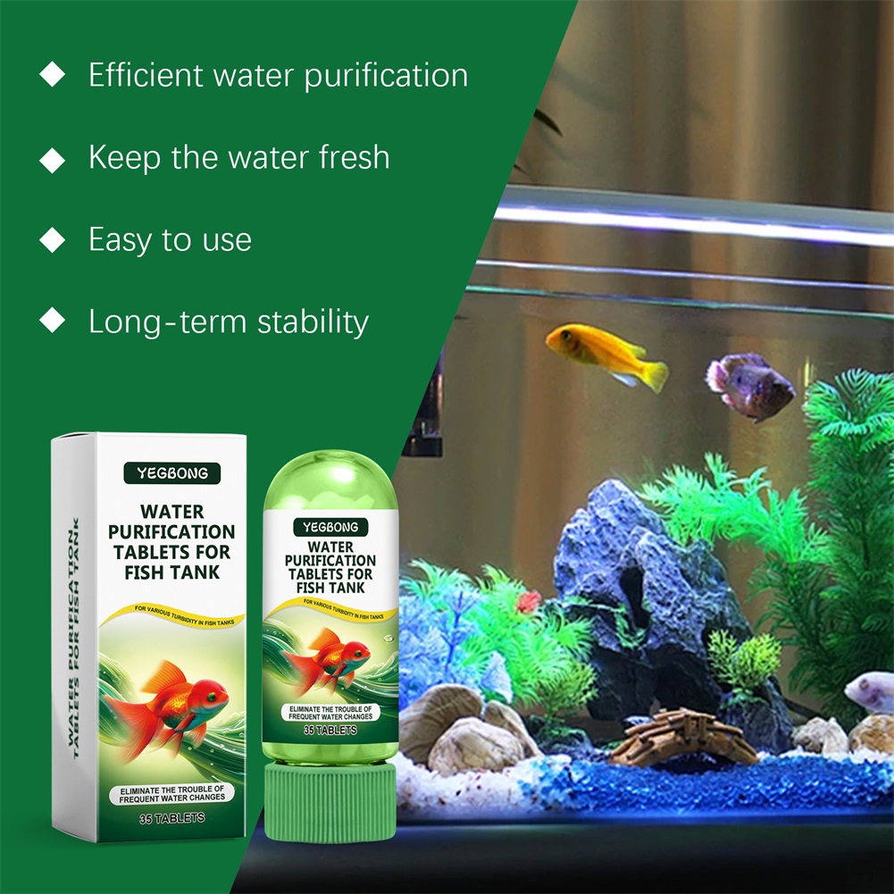 Water Purification Tablet - Water Purification Tablets Eco-Friendly Aquarium Water