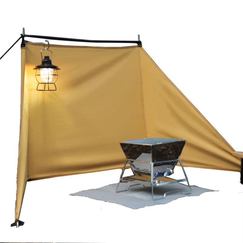 Camping Cooking Wind Blocker - Camping Oxford Cooking Windshield, Foldable Camping