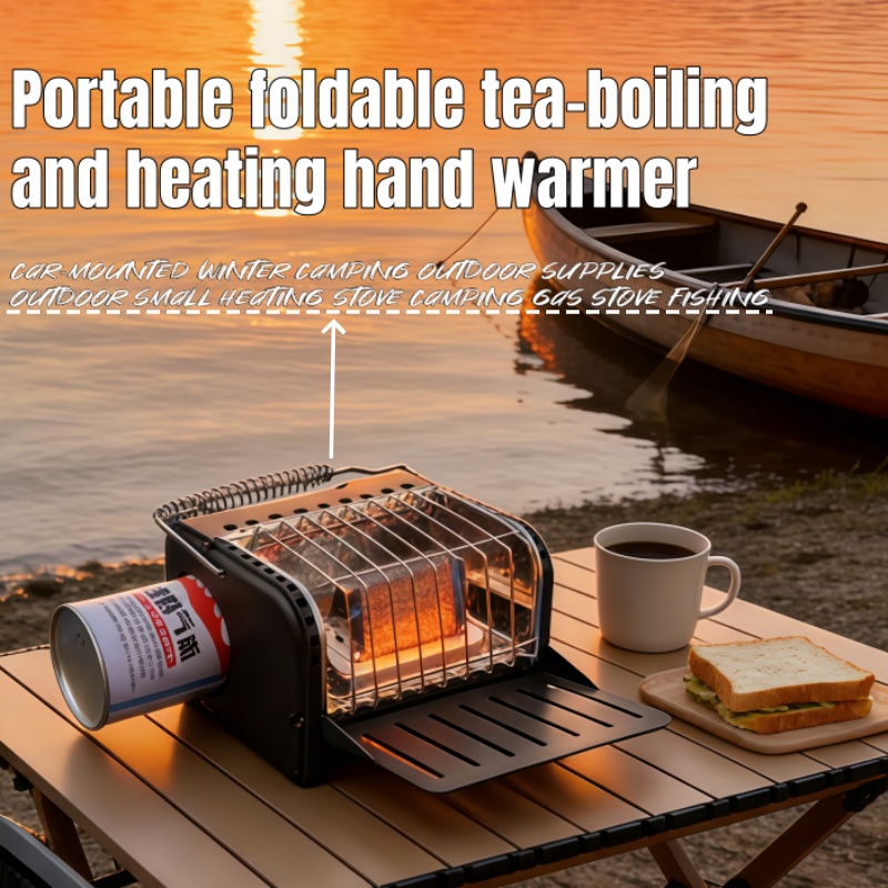 Camping Cooking Heater - 1200W camping gas stove portable mini