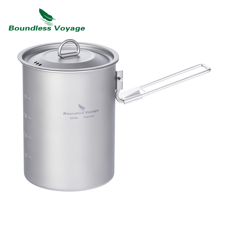 Camping Cooking Pot With Lid - VÔ BIÊN Hành Trình 900Ml Thích
