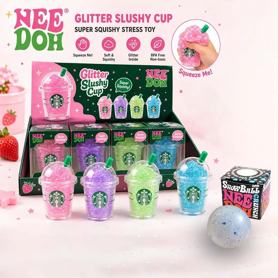 Fire Starter Cube - Schylling NeeD Doh Stress-relief drink cup