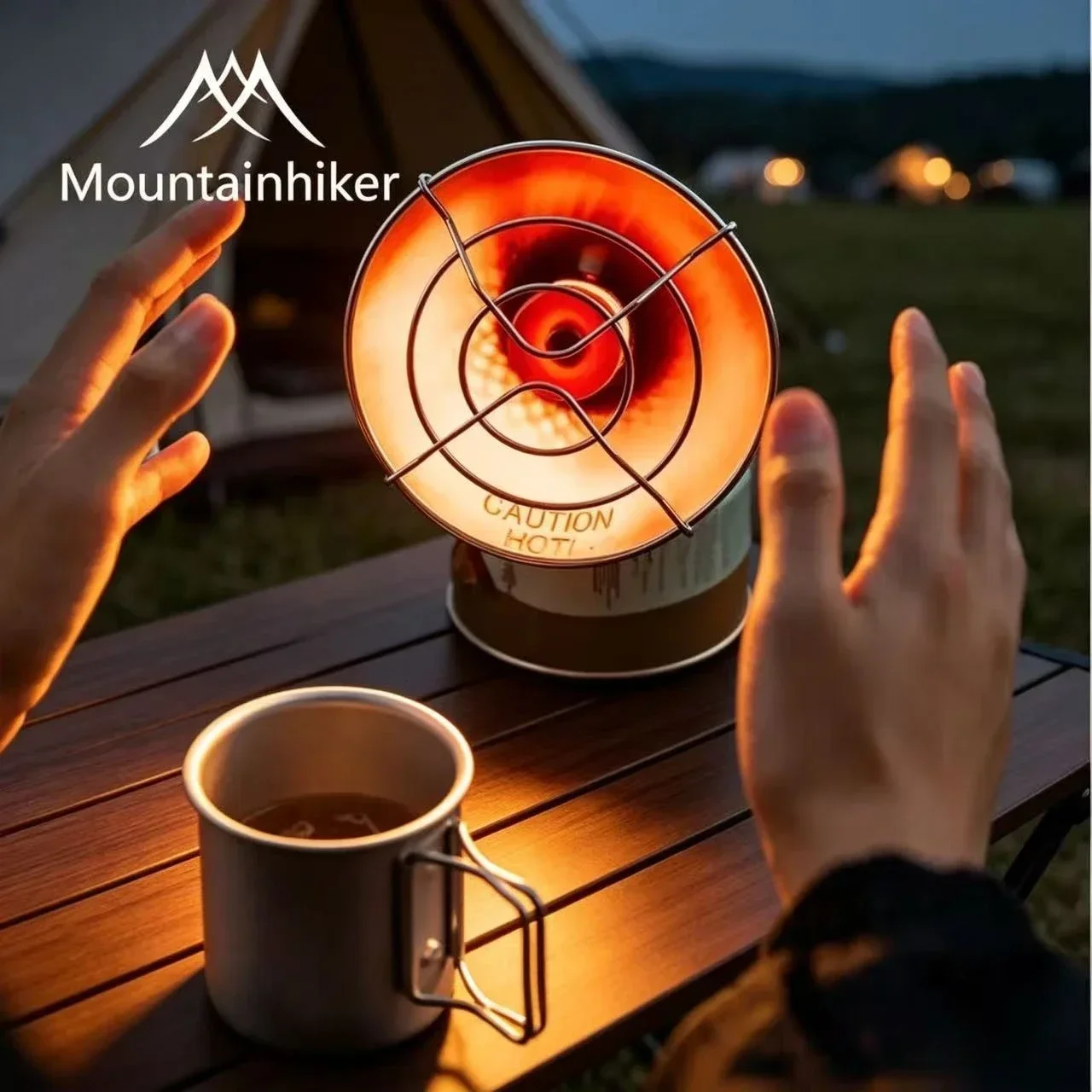 Camping Cooking Heater - MOUNTAINHIKER Outdoor Camping Mini Portable Gas