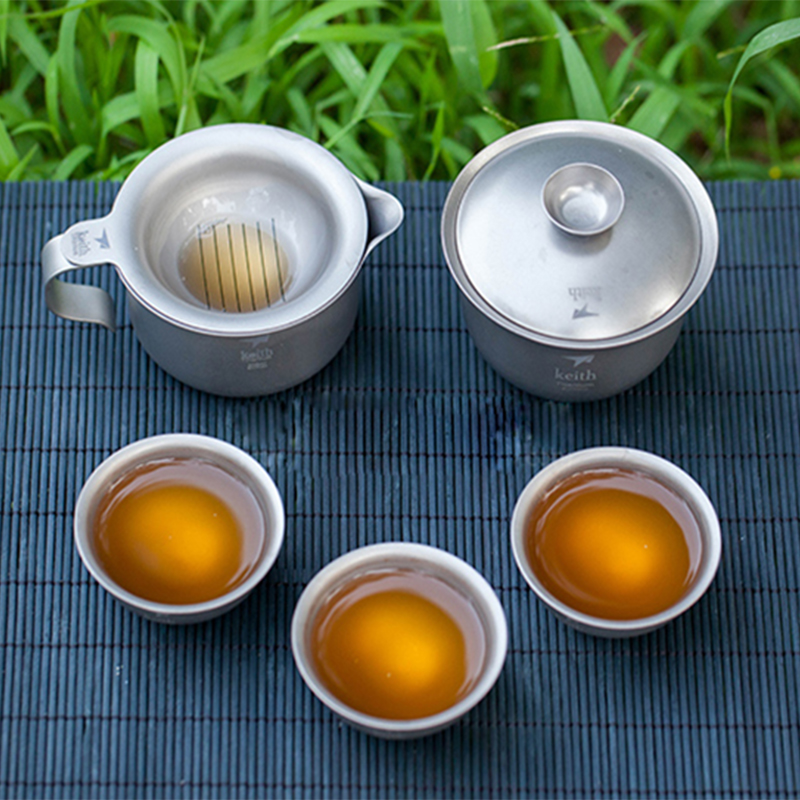 Camping Cooking Set With Kettle - Keith Titan Kung Fu Trà Di