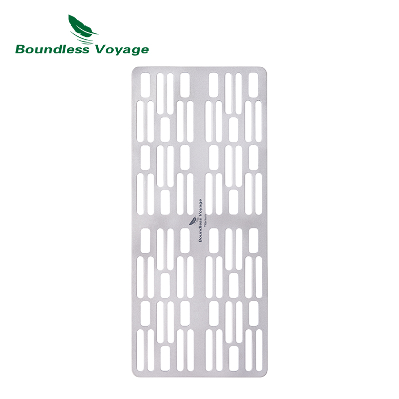 Camping Cooking And Eating - Boundeless Voyage Outdoor Camping Titanium Charcoal