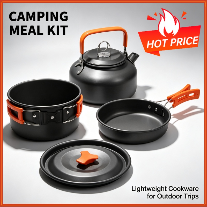 Camping Cooking And Eating - Camping Cooking set Camping Cookware Travel