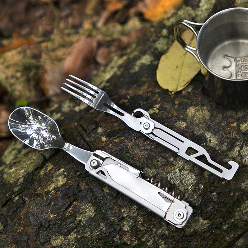Multi-function Camping Fork Sp - đánh giá và giá Camping Cooking And Dining Set
