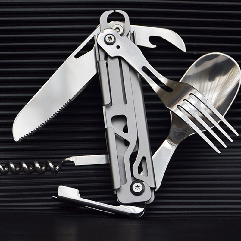 Multi-function Camping Fork Sp - đánh giá và giá Camping Cooking And Dining Set