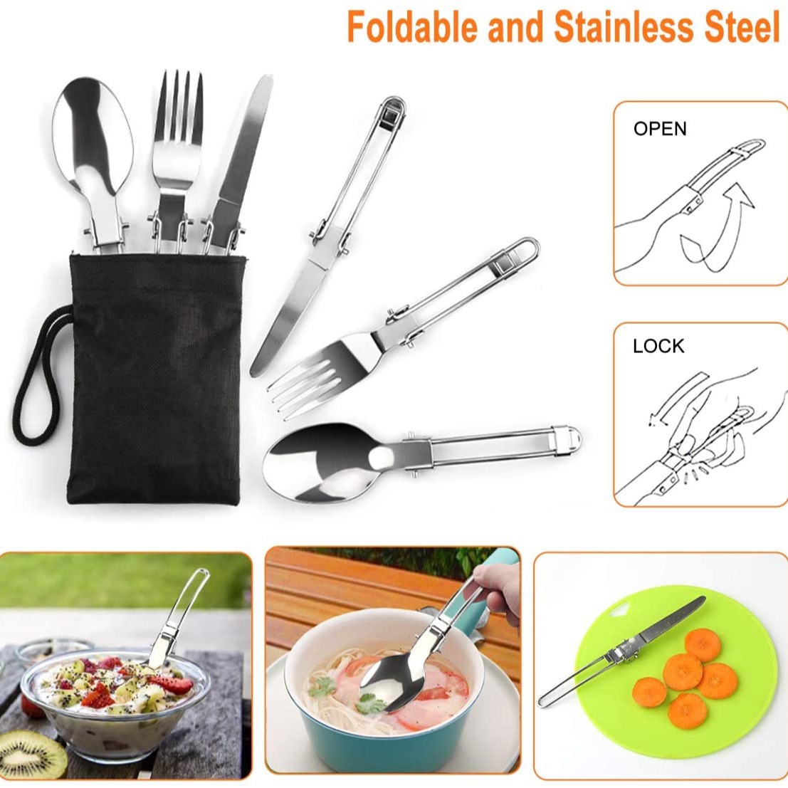 Outdoor Camping Cook Set with  - đánh giá và giá Camping Cooking Set With Kettle