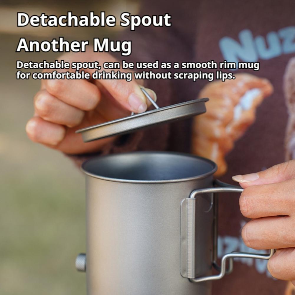 420ml Lightweight Titanium Cof - đánh giá và giá Camping Cooking Set Lightweight