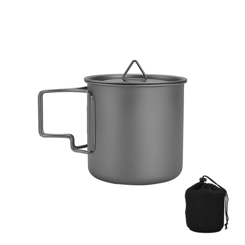 Titanium Camping Mug with Fold - đánh giá và giá Camping Cooking Backpack