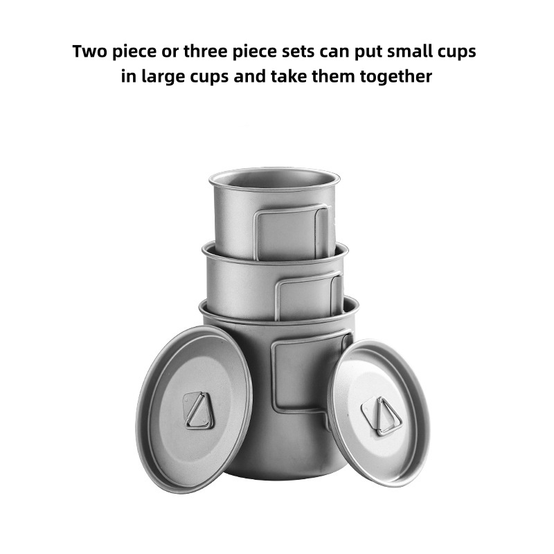 Titanium Camping Mug with Fold - đánh giá và giá Camping Cooking Backpack