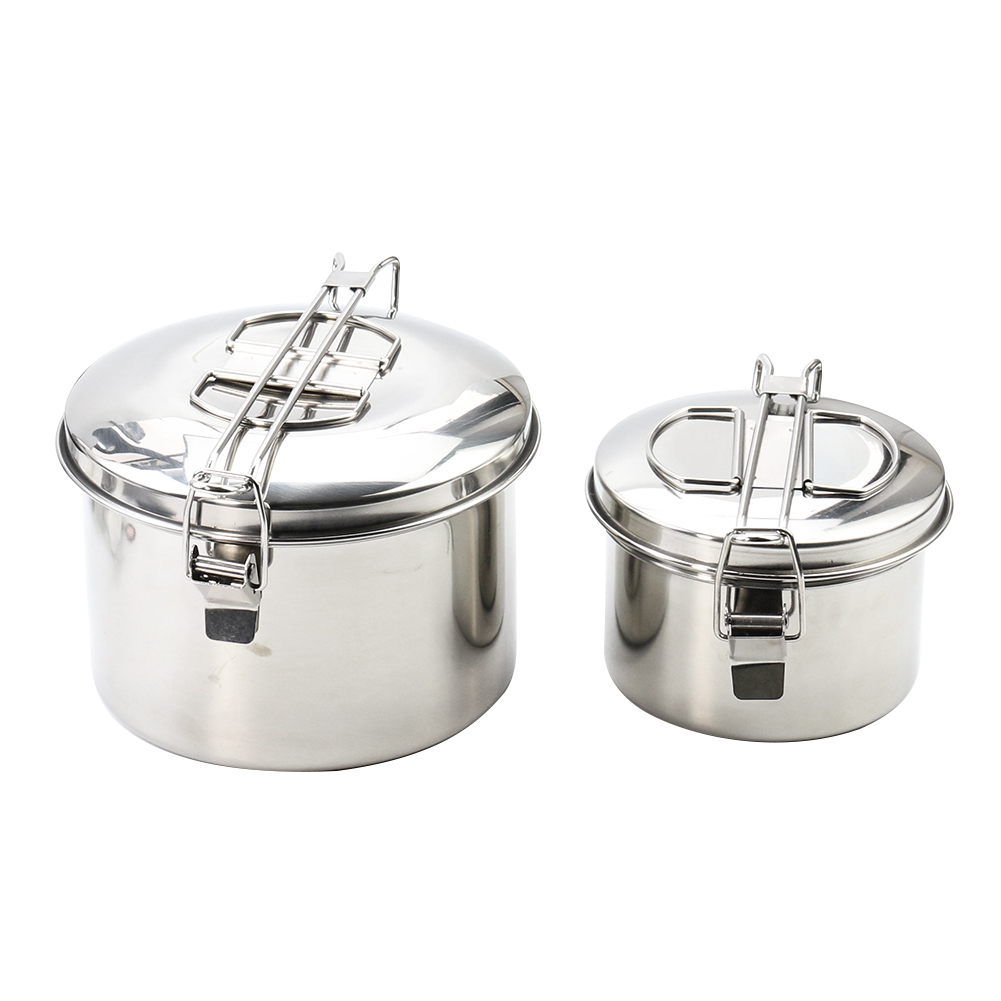 Stainless Steel Camping Hangin - đánh giá và giá Camping Cooking Pot With Lid