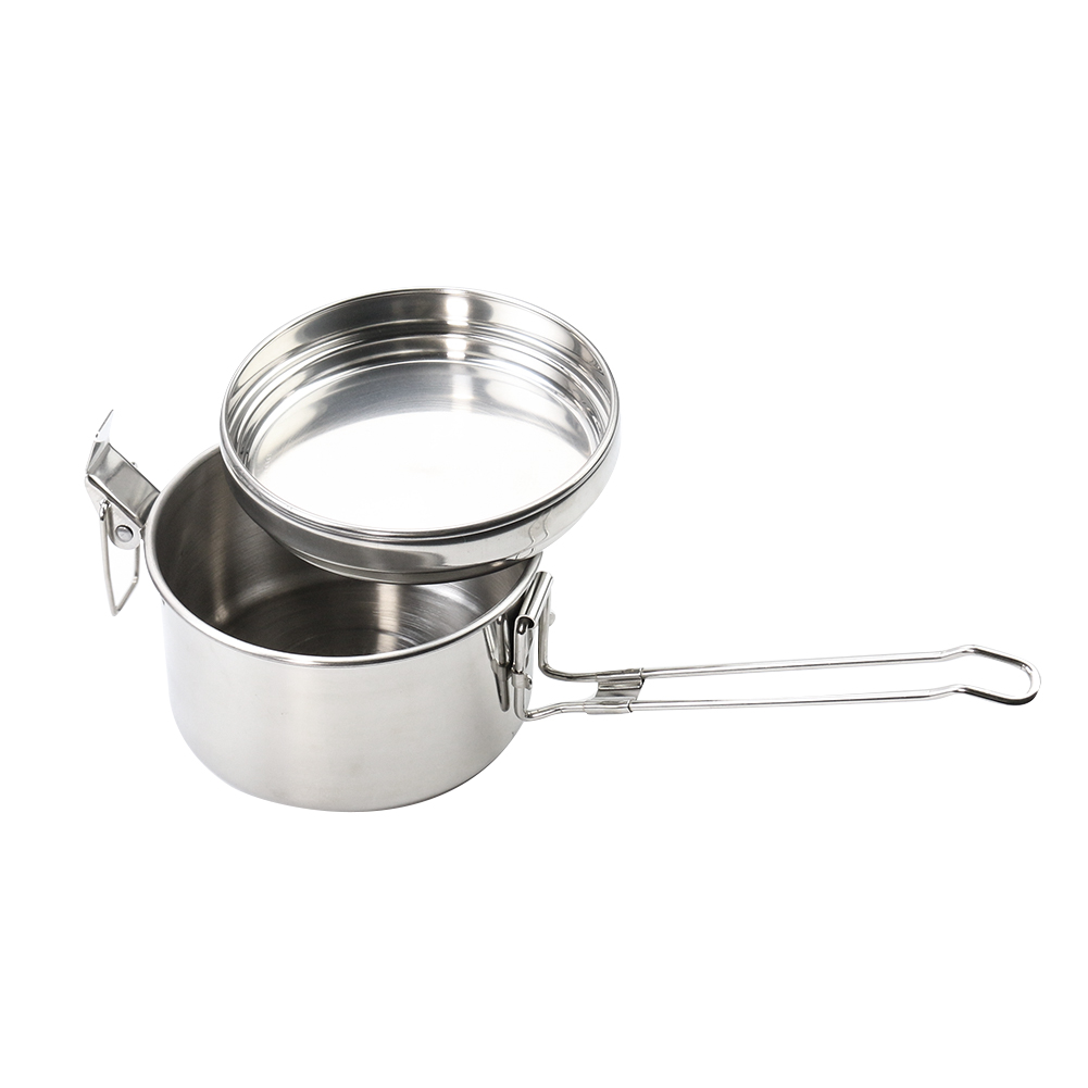 Stainless Steel Camping Hangin - đánh giá và giá Camping Cooking Pot With Lid