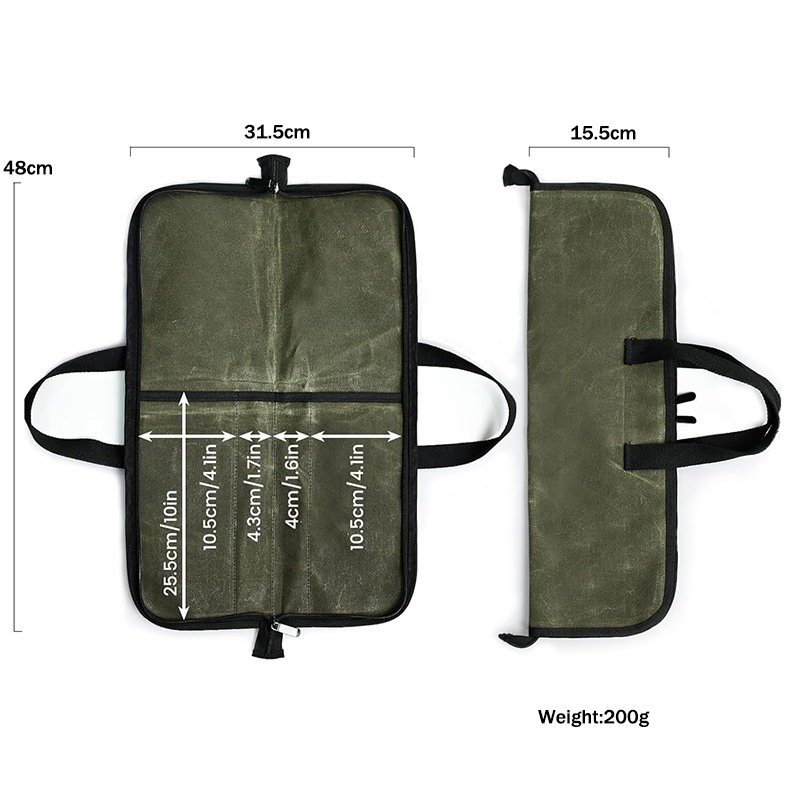 Camping Canvas Chef Knife Bag  - đánh giá và giá Japanese Camping Cooking