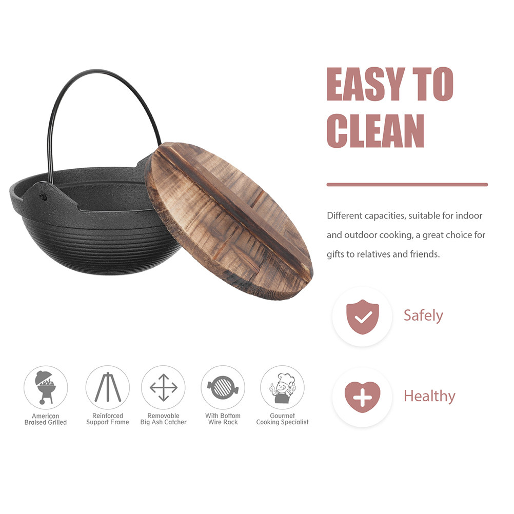 Premium Cast Iron Hanging Cook - đánh giá và giá Japanese Camping Cooking