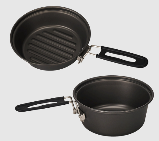 Lightweight Aluminum Alloy Cam - đánh giá và giá Camping Cooking Set With Kettle