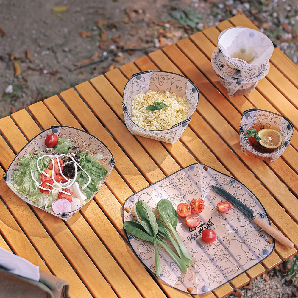 PP Foldable Dinnerware Portabl - đánh giá và giá Camping Cooking And Eating