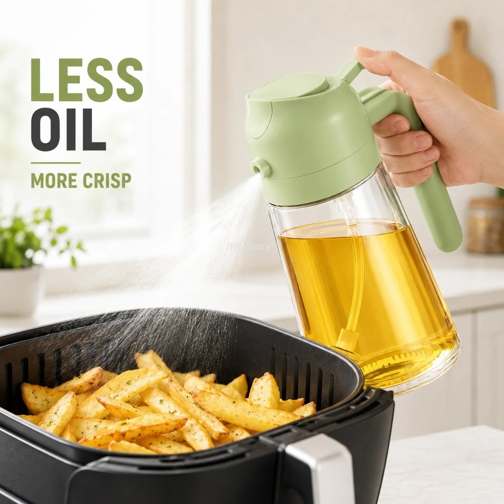 2 in 1 Olive Oil Sprayer Dispe - đánh giá và giá Camping Cooking Bbq
