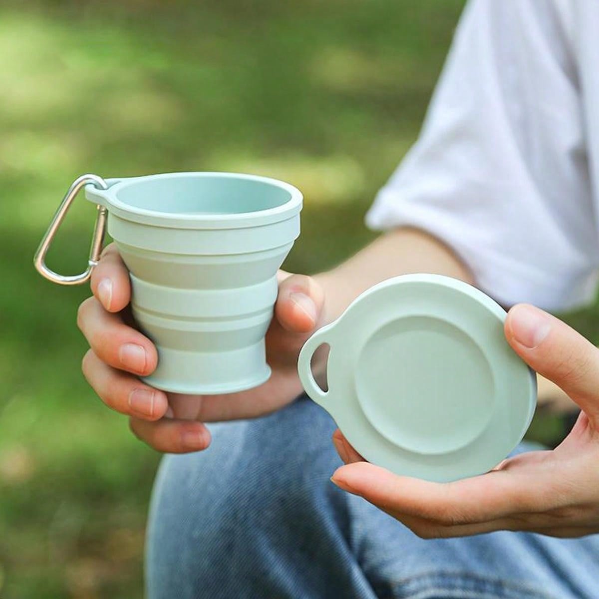 Leeseph Silicone Collapsible T - đánh giá và giá Camping Cooking Pot