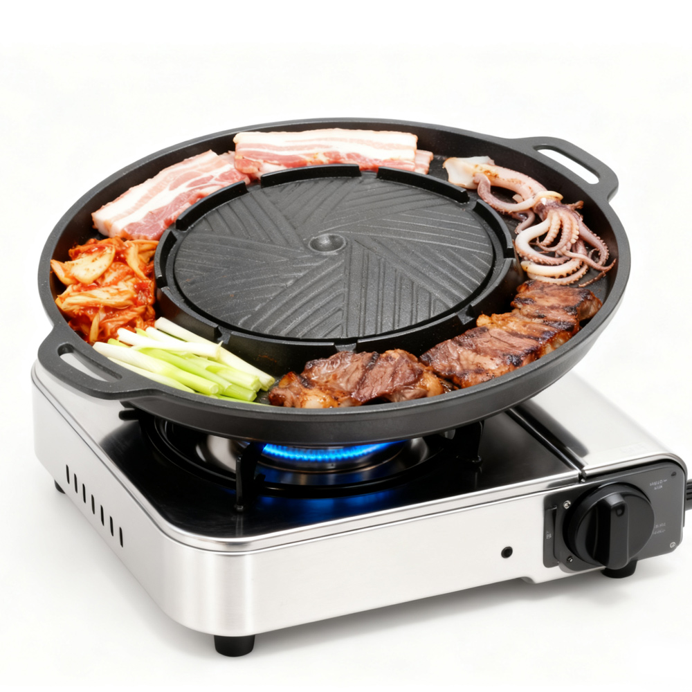 KOSUN Korean BBQ Grill Pan 2 i - đánh giá và giá Camping Cooking And Eating