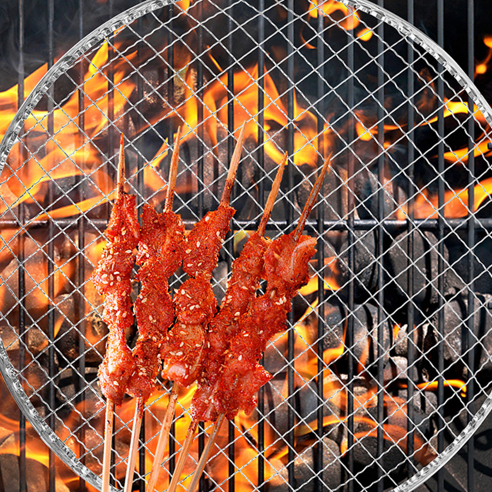 10Pcs Bbq Grill Mesh Fire Pit  - đánh giá và giá Camping Cooking Bbq