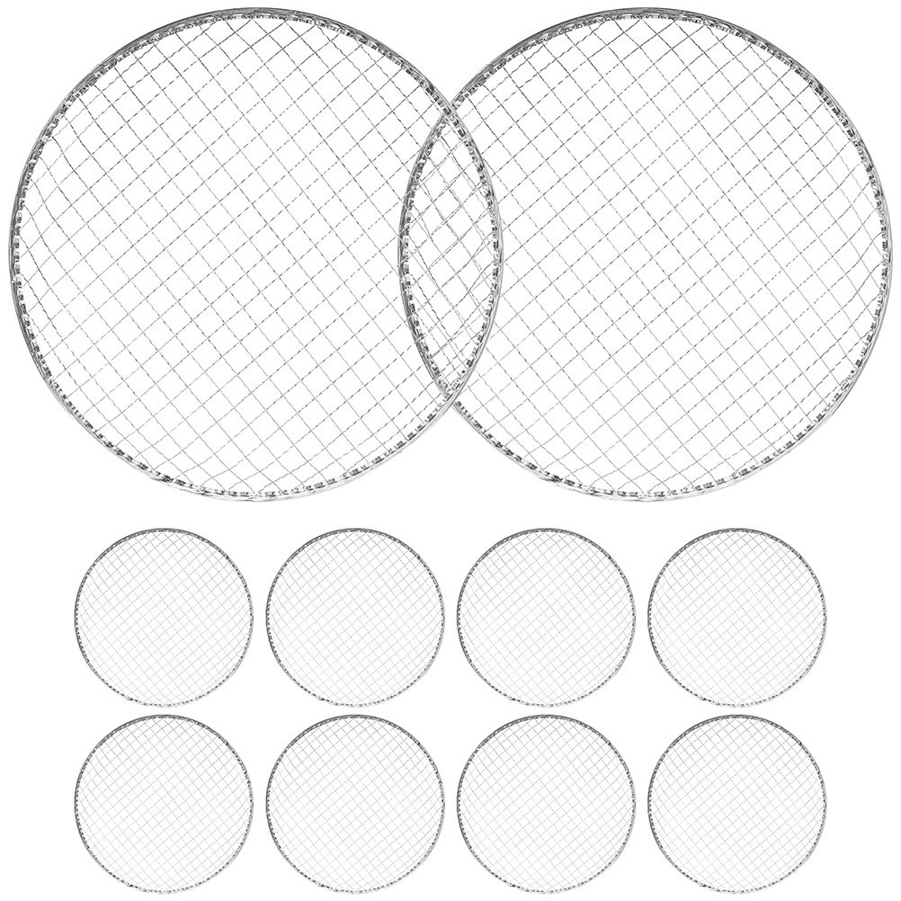 10Pcs Bbq Grill Mesh Fire Pit  - đánh giá và giá Camping Cooking Bbq