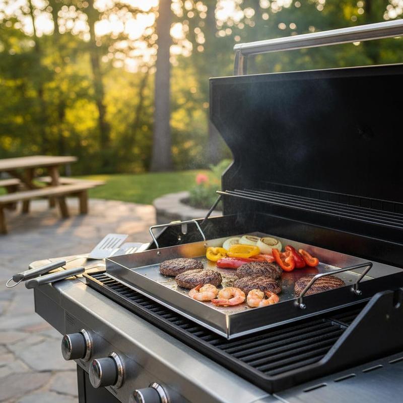 Universal Flat Top Griddle 18x - đánh giá và giá Camping Cooking And Eating