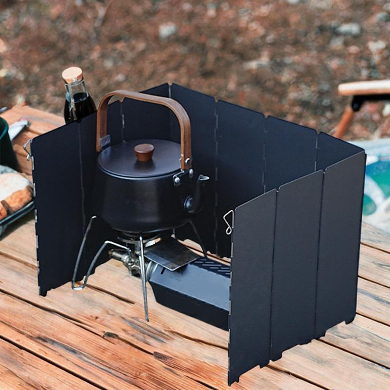 Camp Windscreen Portable Foldi - đánh giá và giá Camping Cooking Wind Blocker