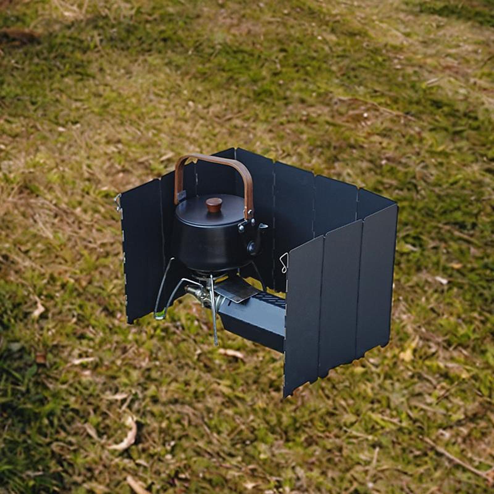 Camp Windscreen Portable Foldi - đánh giá và giá Camping Cooking Wind Blocker