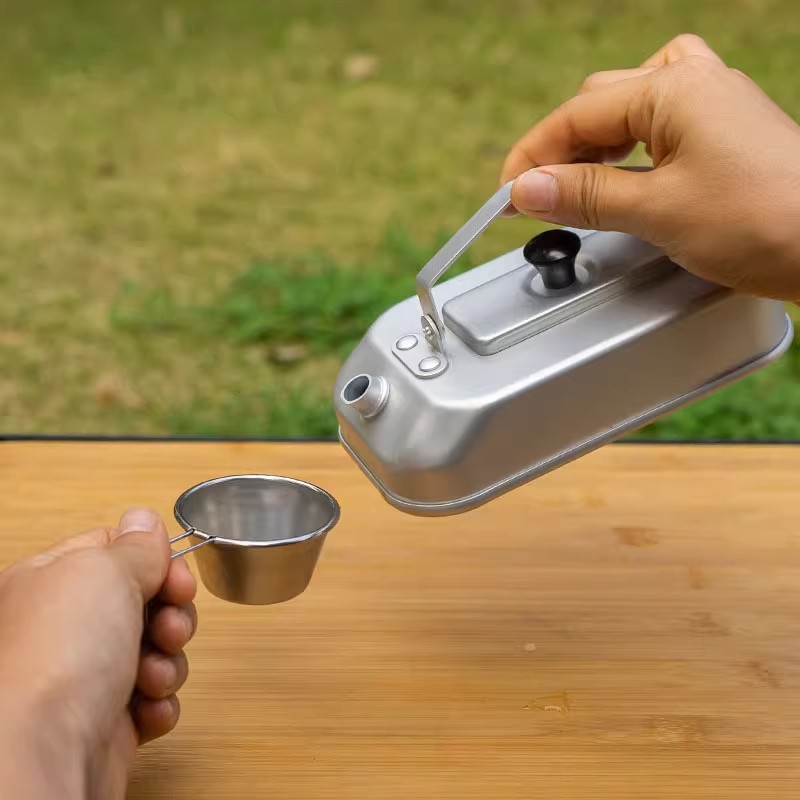Ultralight Portable Picnic Cam - đánh giá và giá Camping Cooking Set With Kettle