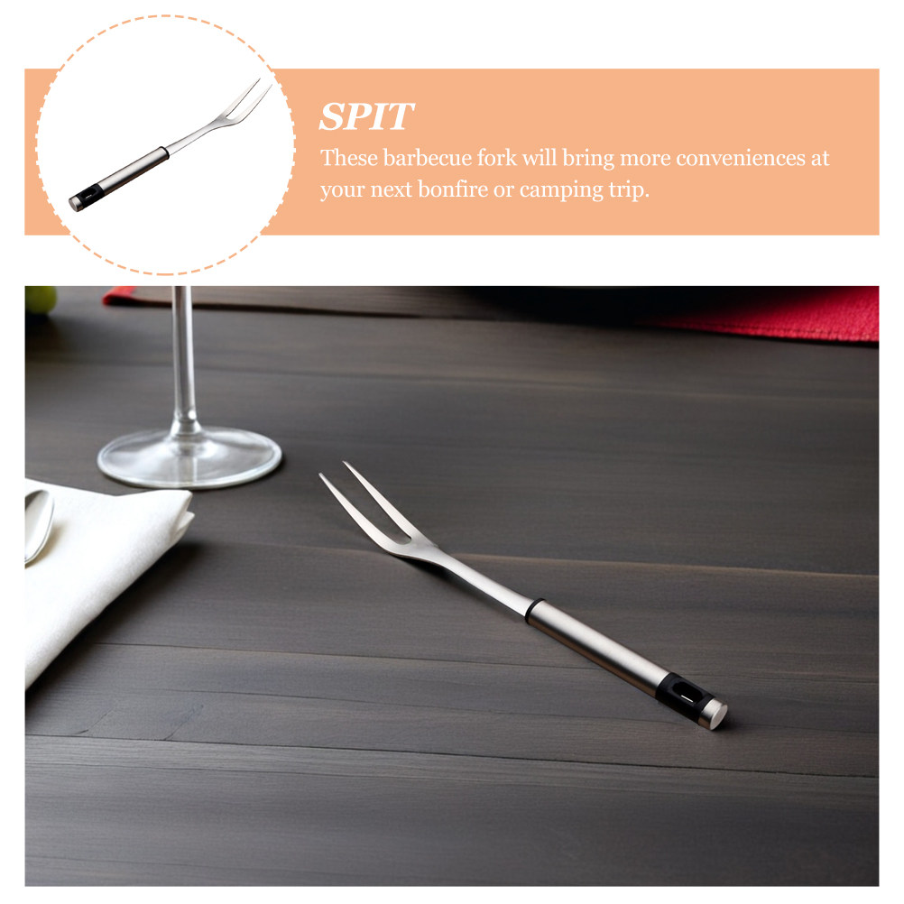 Stainless Steel Bbq Fork Heavy - đánh giá và giá Camping Cooking Vegetables