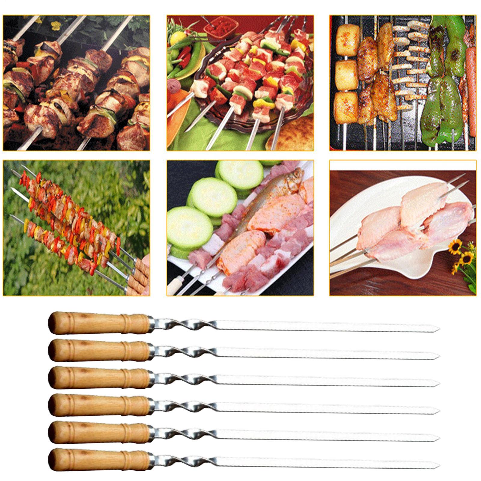 Metal Grilling Skewers Grillin - đánh giá và giá Camping Cooking Vegetables