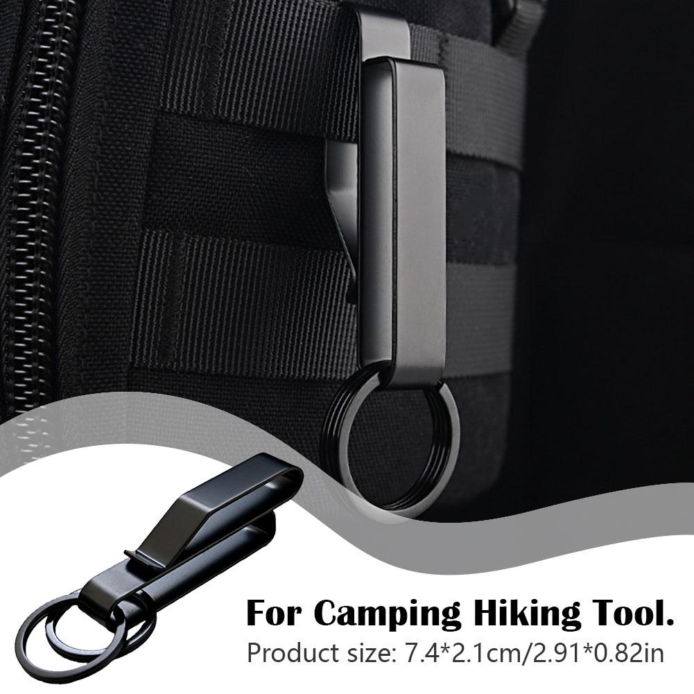 Steel Belt Hook Carabiner Car  - đánh giá và giá Camping Cooking Hanger