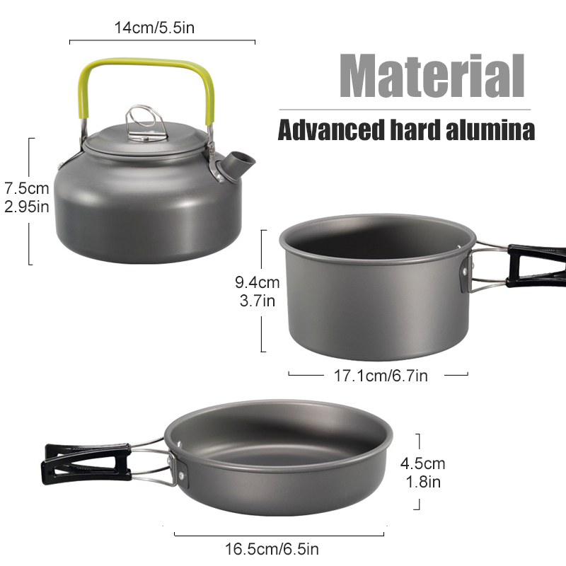 WESTTUNE Camping Cookware Kit  - đánh giá và giá Camping Cooking And Eating