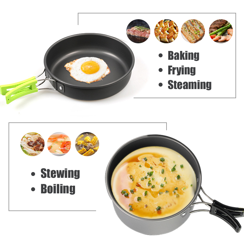 WESTTUNE Camping Cookware Kit  - đánh giá và giá Camping Cooking And Eating