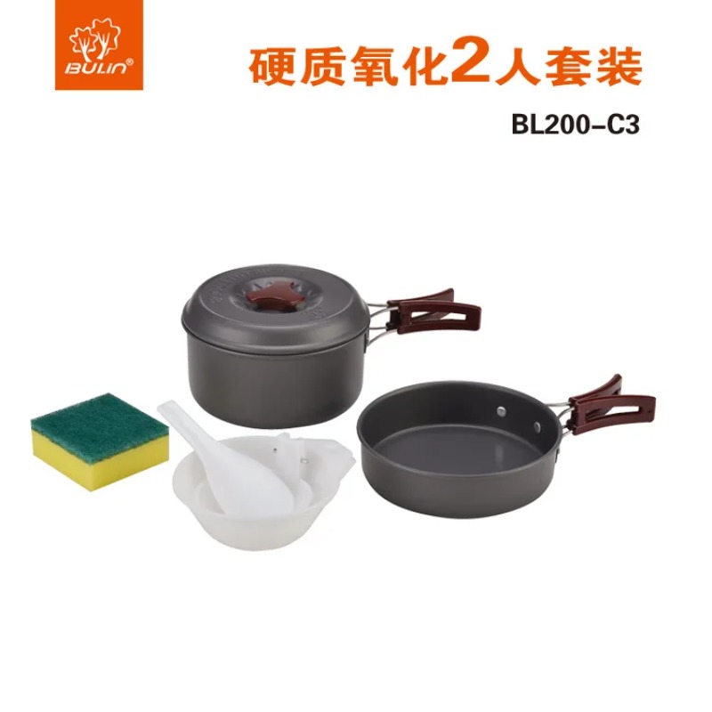 Bulin Outdoor Pot Set Pot Camp - đánh giá và giá Camping Cooking Set With Kettle