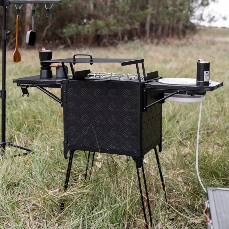 All-In-One Foldable Outdoor Ca - đánh giá và giá Camping Cooking All In One