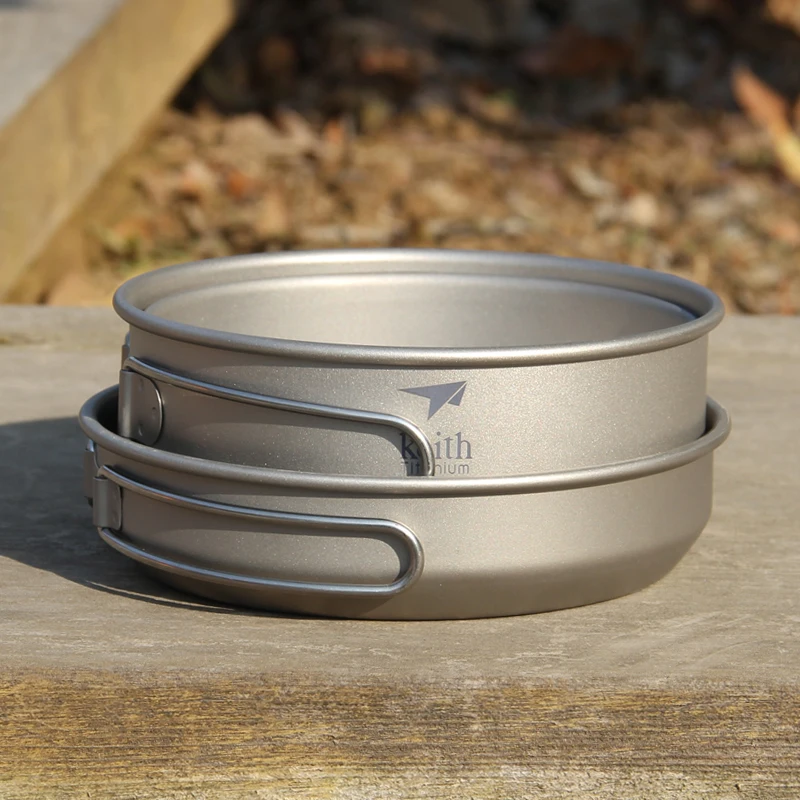 Keith 3PCS Titanium Cookware P - đánh giá và giá Camping Cooking System
