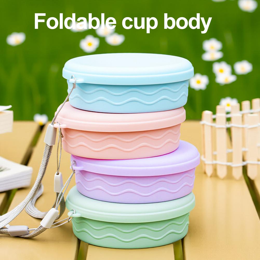 Foldable Silicone Cup With Lid - đánh giá và giá Camping Cooking Pot