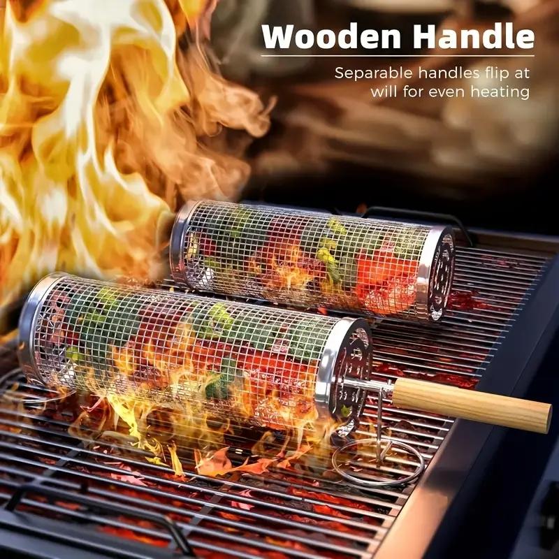Stainless Steel BBQ Grill Bask - đánh giá và giá Camping Cooking Bbq