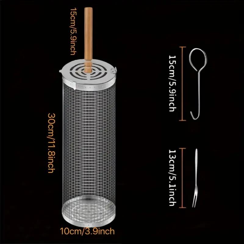 Stainless Steel BBQ Grill Bask - đánh giá và giá Camping Cooking Bbq