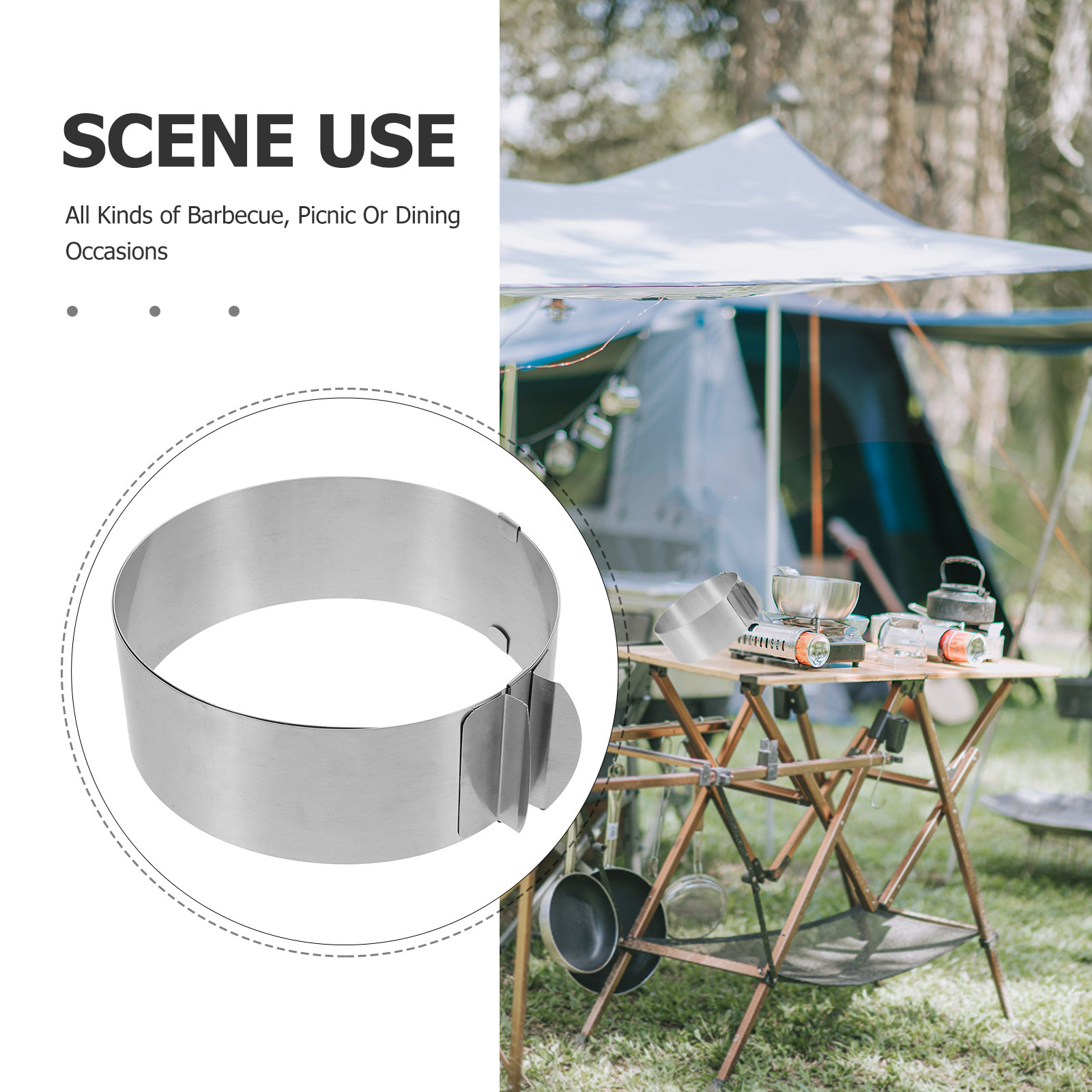 Adjustable Camping Stove Winds - đánh giá và giá Camping Cooking Wind Blocker