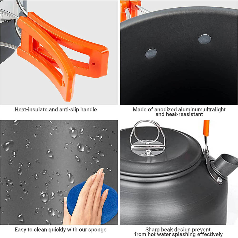 Cắm Trại Nồi Bộ Ngoài Trời Nhô - đánh giá và giá Camping Cooking Backpack